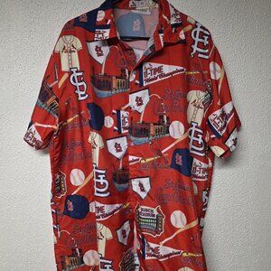 Mens Short Sleeve St. Louis Cardinals Baseball Shirt Size X-Large